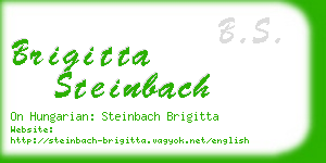 brigitta steinbach business card